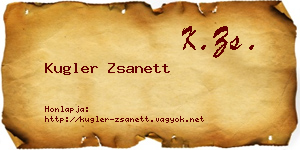 Kugler Zsanett névjegykártya